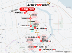 流贸易都集中正在江湾金茂府楼下